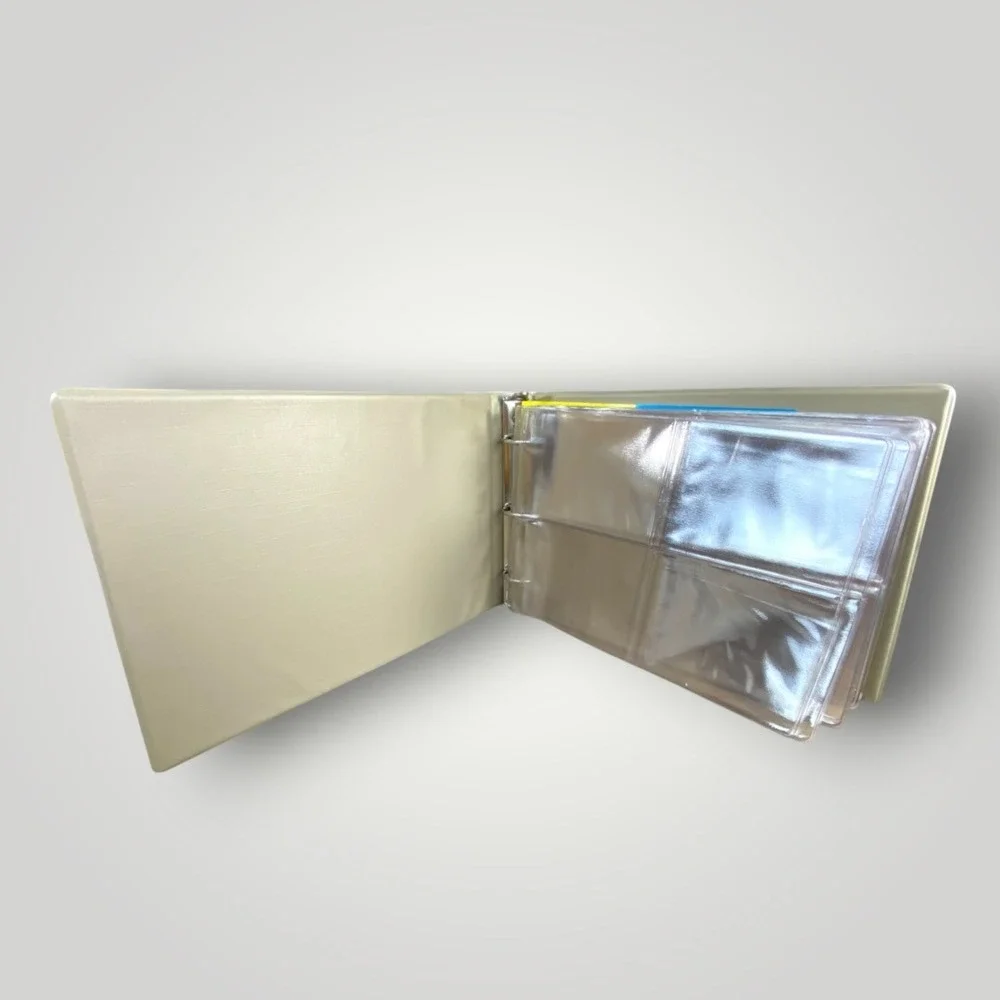 Woolworth Herald Square Photo Album Green Gold 3 Ring Binder 1970s